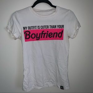 “My Outfit Is Cuter Than Your Boyfriend” T-Shirt